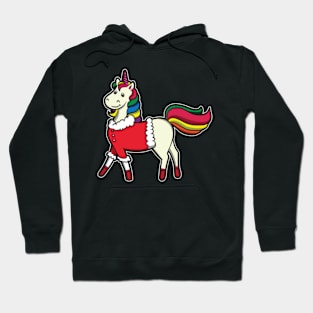 Funny Unicorn Lover Christmas Sweater Girl Gift Hoodie